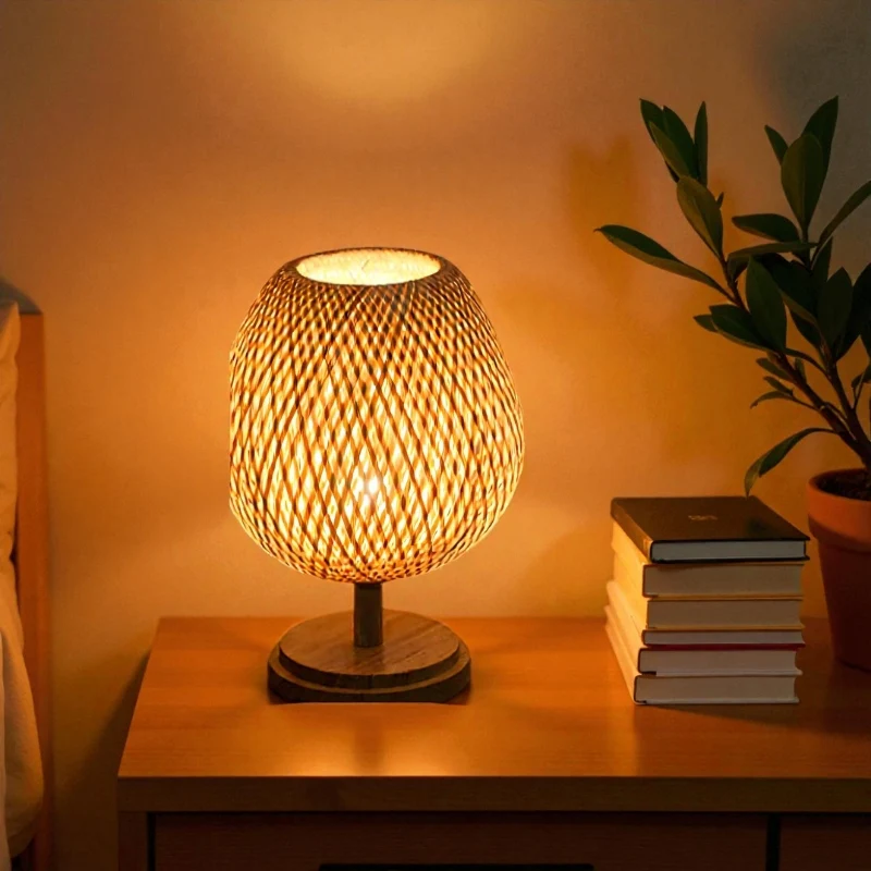 GlowWood – LED Table Lamp with Wooden Base - Image 2