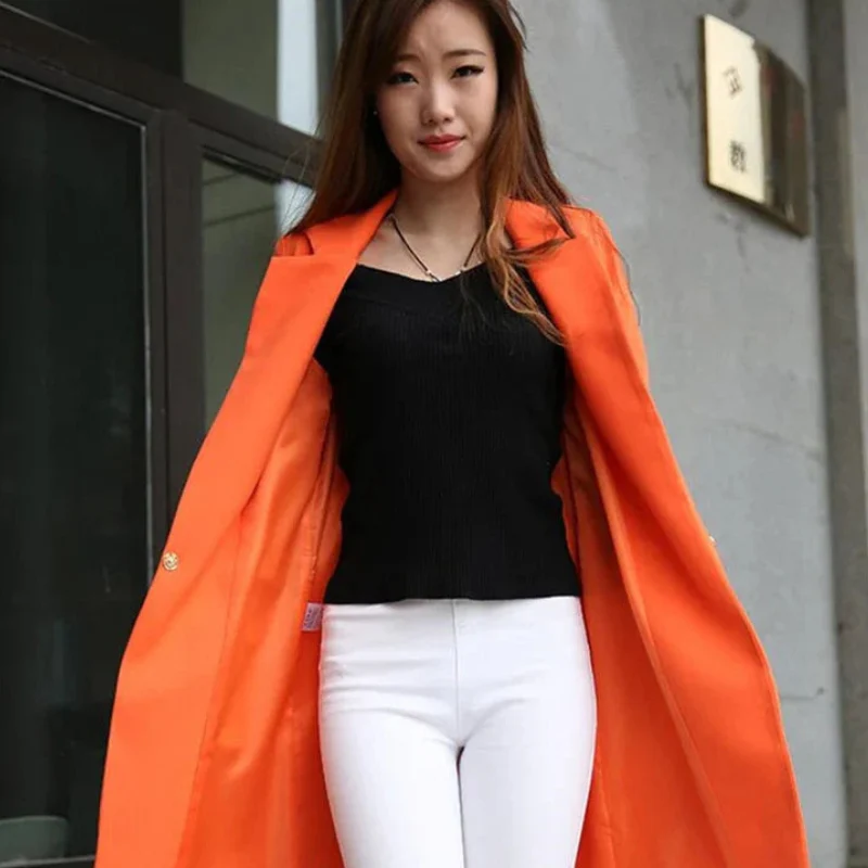 Grace – Women's Jacket with Turned-Down Collar & Button Closure - Image 5