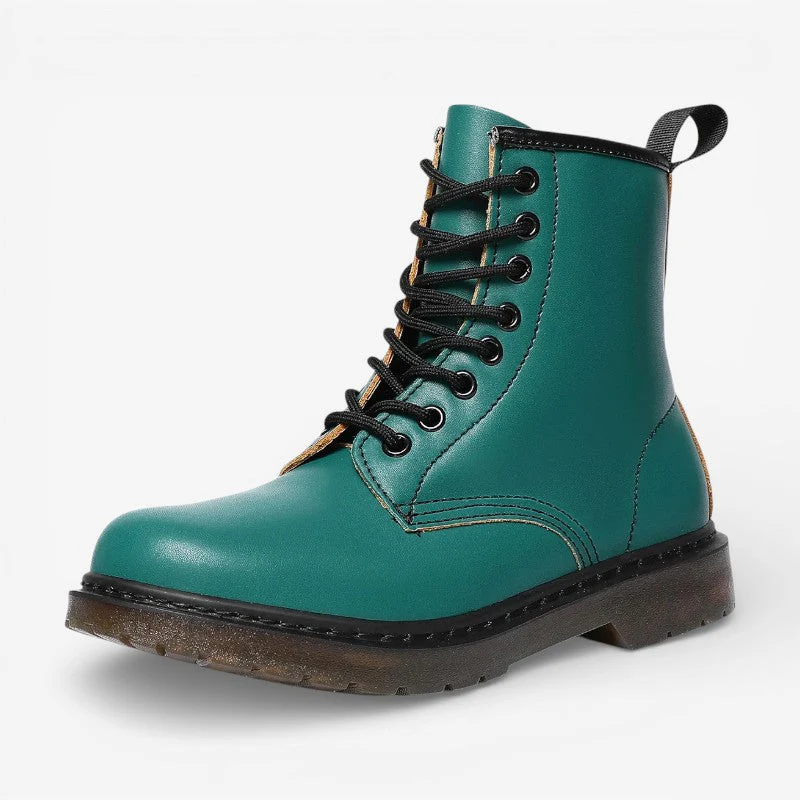 Grace - Round Toe Ankle Boots With Lace Up Closure - Image 3
