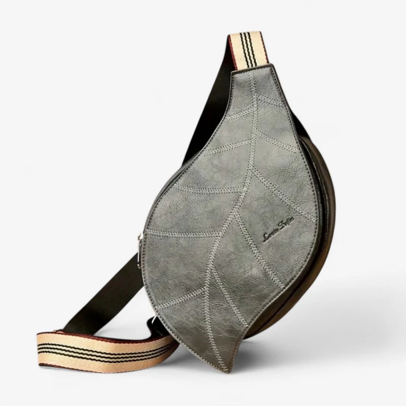 Greta – Wide Strap Shoulder Bag with Petal Design - Image 3