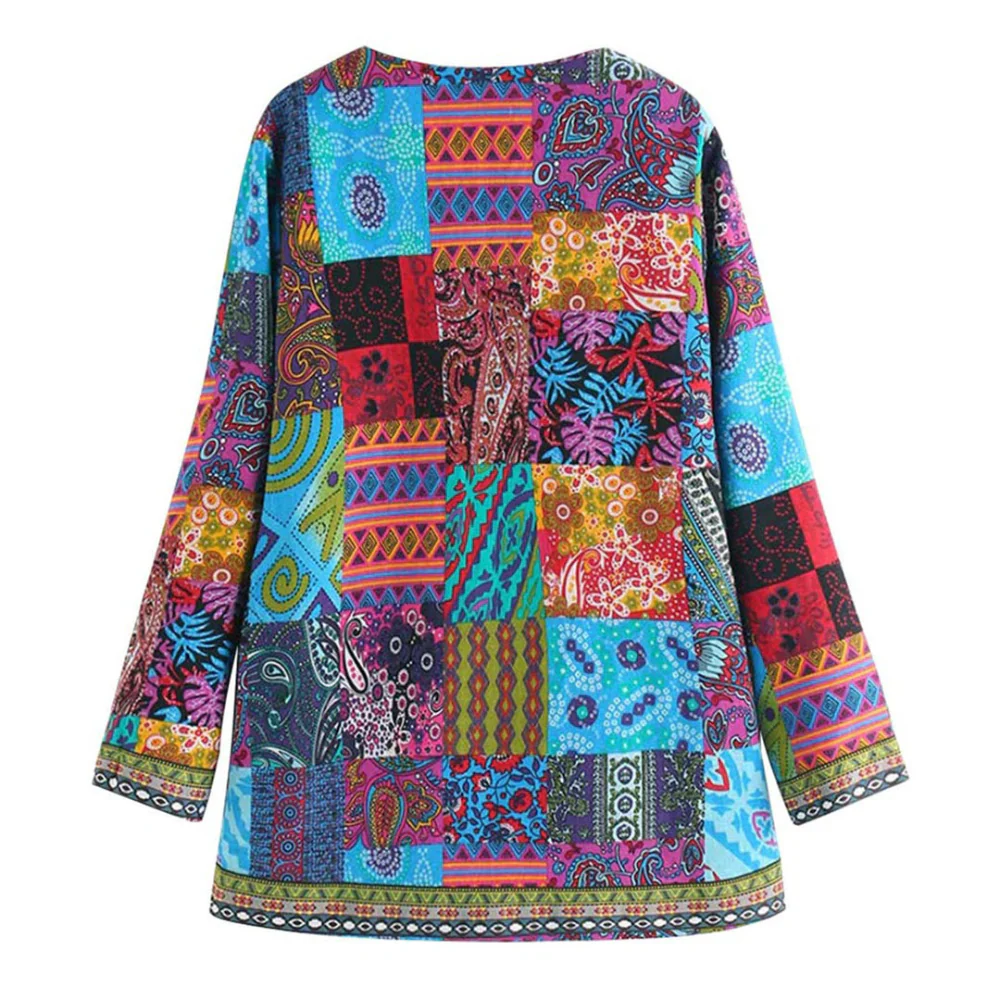 Hanna – Printed Jacket with Long Sleeves & Relaxed Fit - Image 3