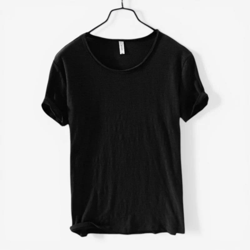 Harry – Loose Fit Round Neck Short Sleeve Shirt - Image 3