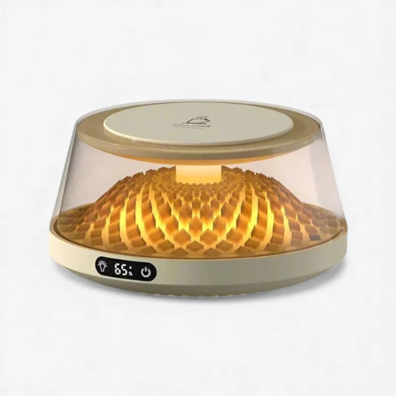 HeatMate – Portable Coffee Mug Warmer with Multicolor Lights