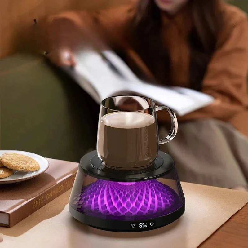 HeatMate – Portable Coffee Mug Warmer with Multicolor Lights - Image 5