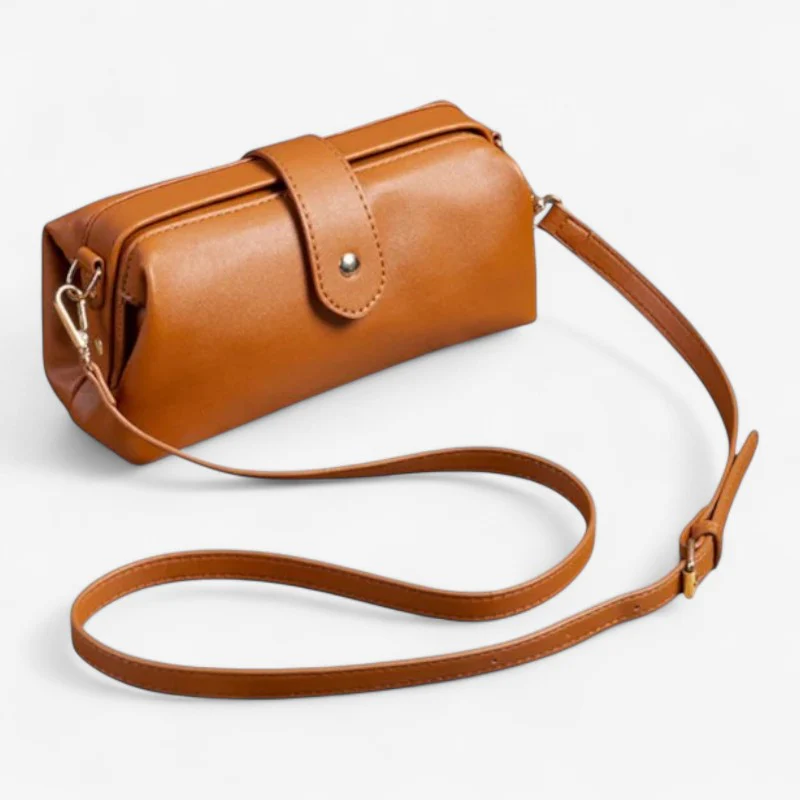 Heleen – Mini Crossbody Bag with Adjustable Straps & Button Closure