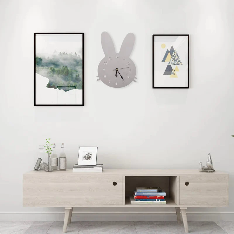 HopTime – Rabbit Wall Clock for Children's Rooms - Image 3