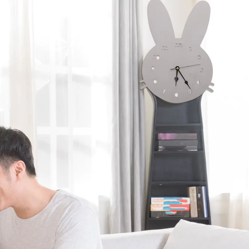 HopTime – Rabbit Wall Clock for Children's Rooms - Image 5