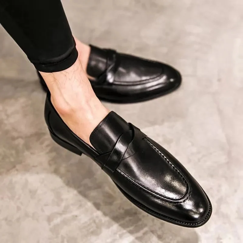 Hugo – Men's Round Toe Loafers - Image 4