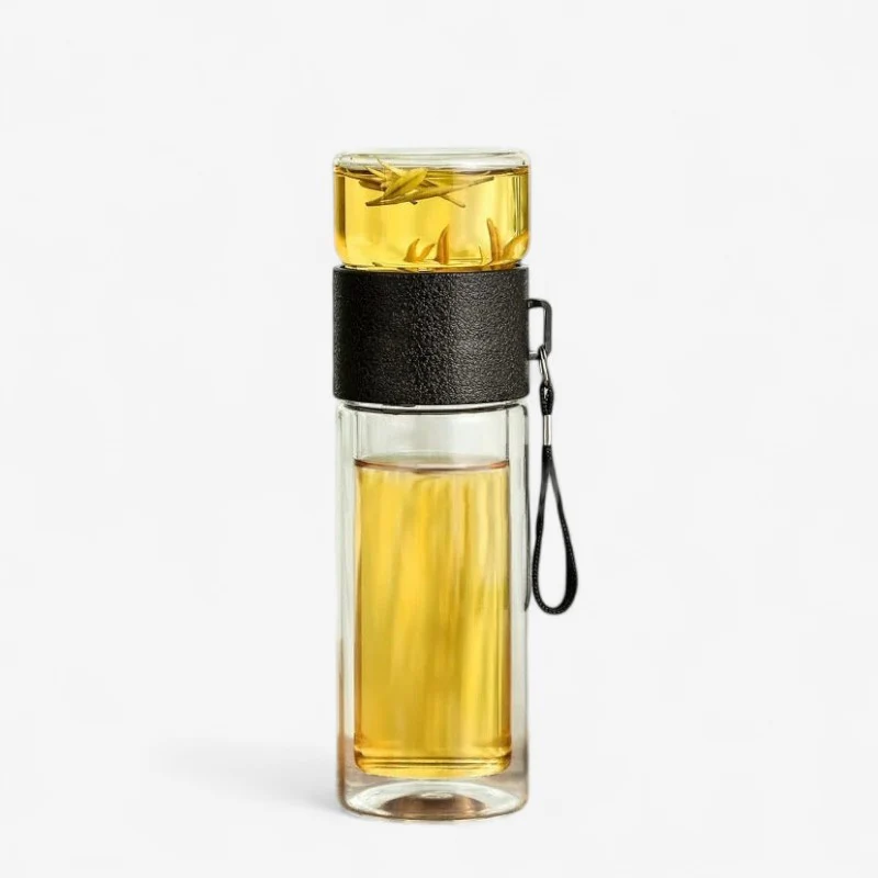 HydraFlow – Transparent Round Infuser Water Bottle - Image 2
