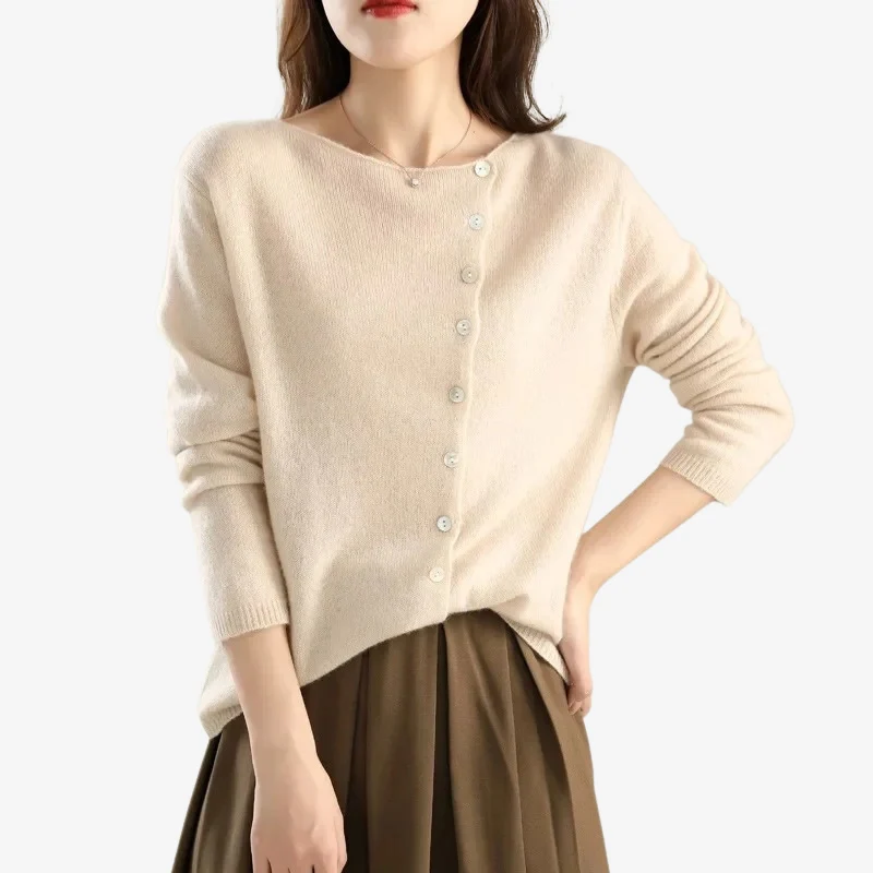 Ires – Women's Button-Down Sweater - Image 2