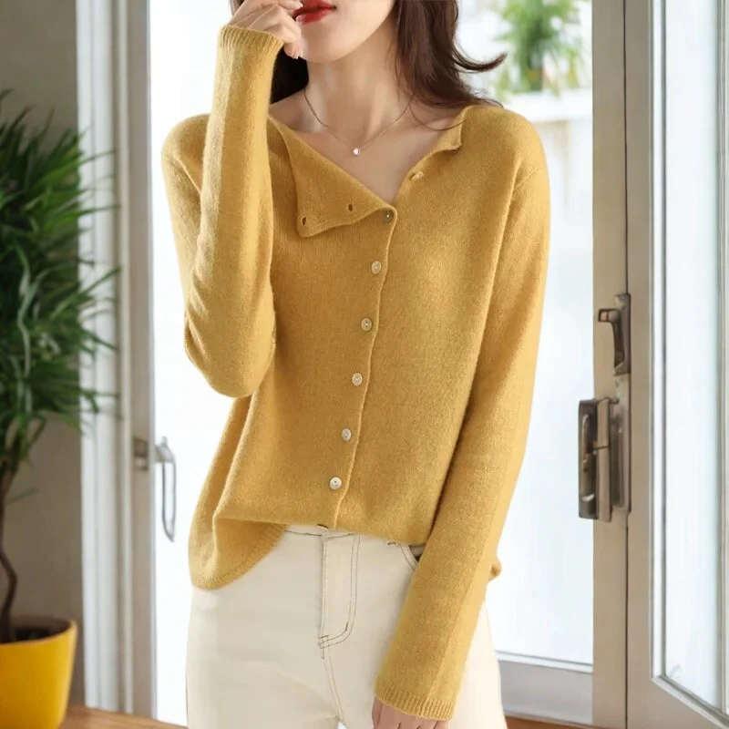 Ires – Women's Button-Down Sweater - Image 6