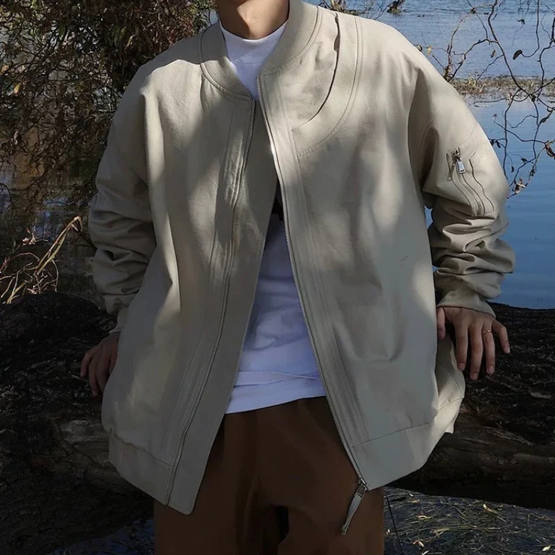 James – Men's Loose Fit Jacket with Zipper - Image 7