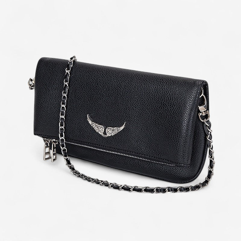 Jessica – Shoulder Bag with Chain Straps & Zip Pockets - Image 3