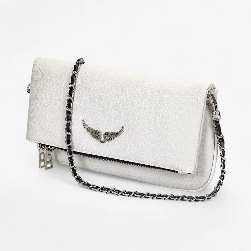 Jessica – Shoulder Bag with Chain Straps & Zip Pockets - Image 4