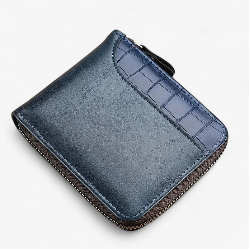 Jochem – Zippered Wallet with Unique Textured Design - Image 2