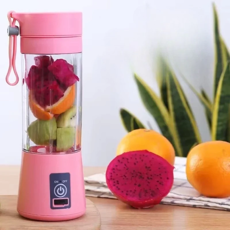 JuiceEase – USB Rechargeable Juicer with Knob and Handle - Image 3