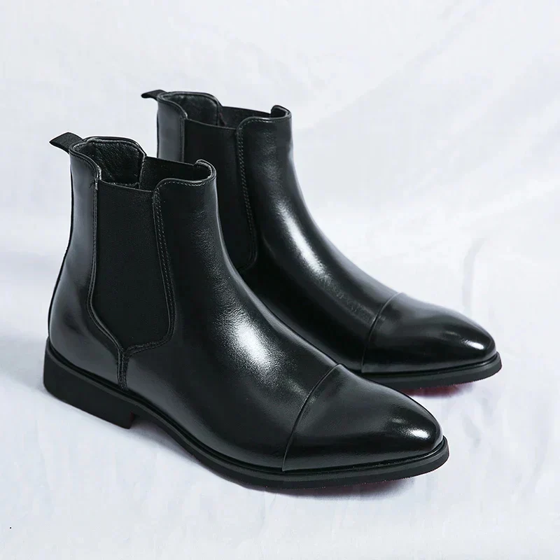 Julian – Pointed Toe Ankle Boots with Non-Slip Sole - Image 4