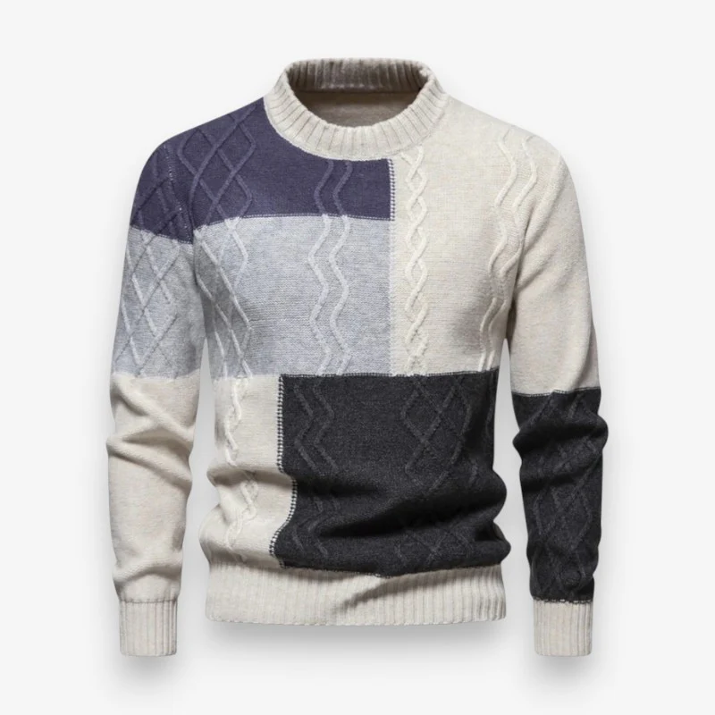 Julianus – Slim Fit Printed Crew Neck Sweater - Image 3