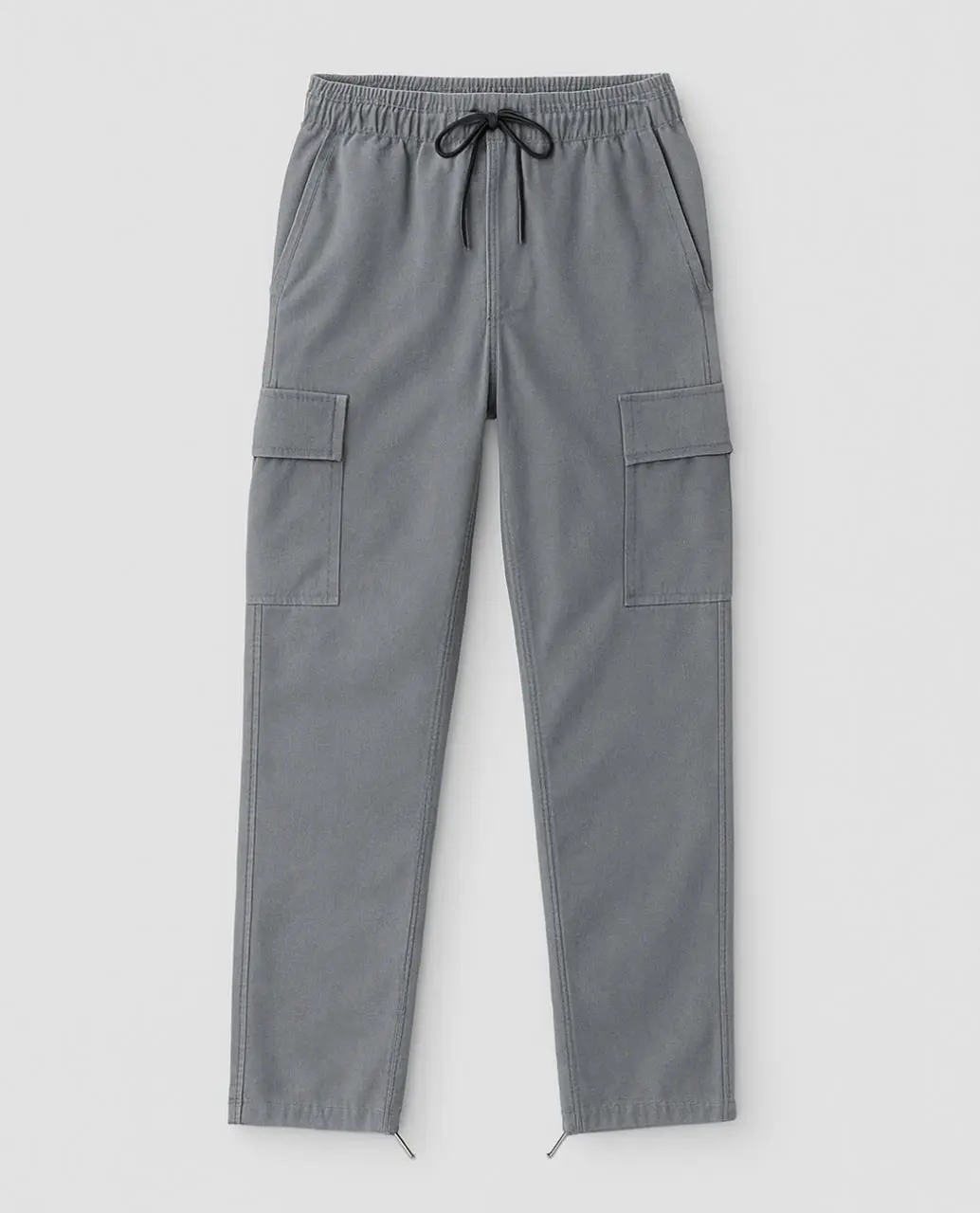 Men's Cotton Cargo Pants with Functional Pockets - Image 4