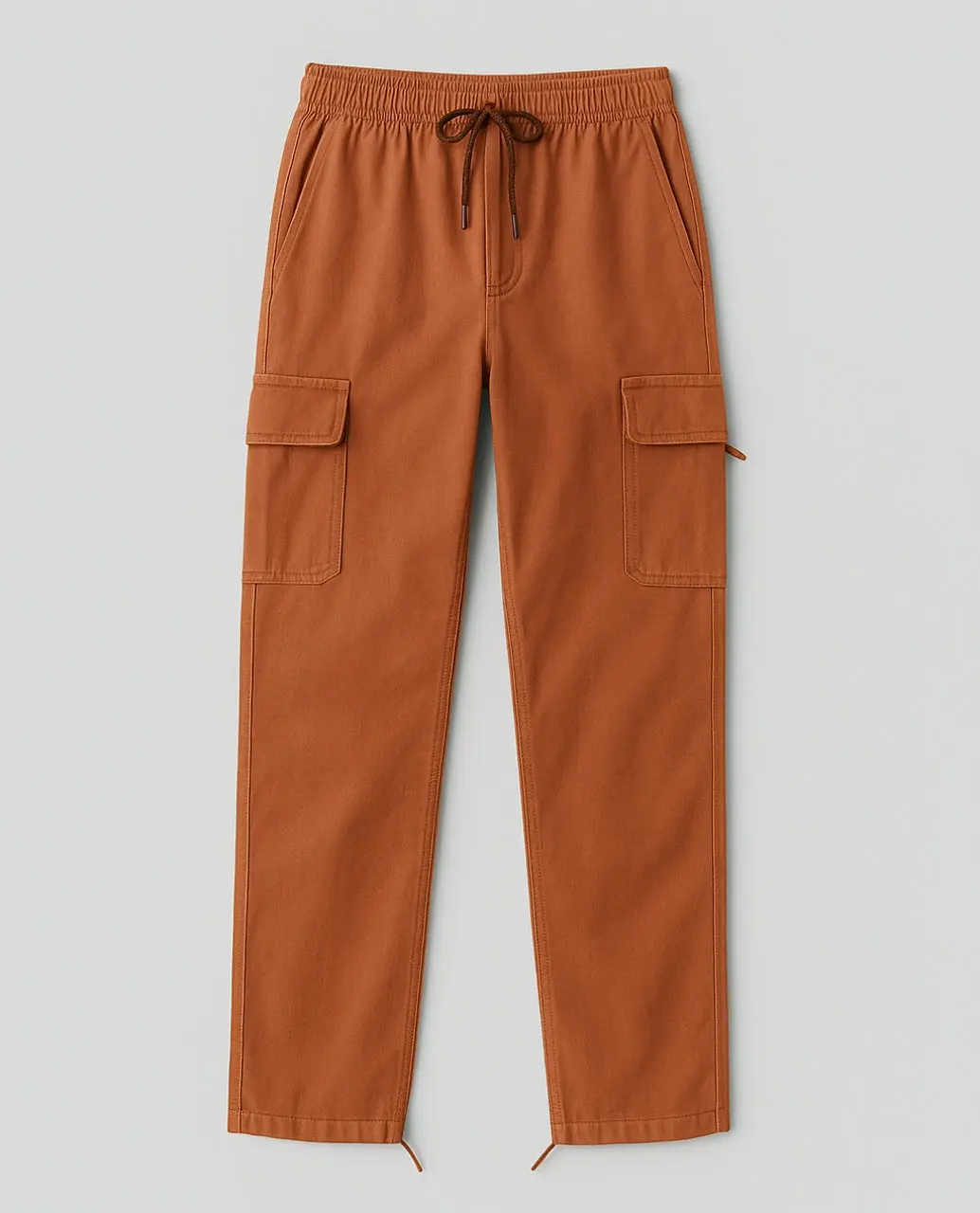 Men's Cotton Cargo Pants with Functional Pockets - Image 7