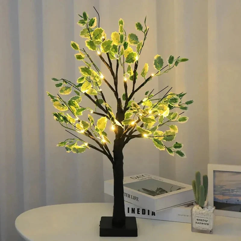 LeafGlow – LED leaf table lamp with realistic leaf details - Image 4