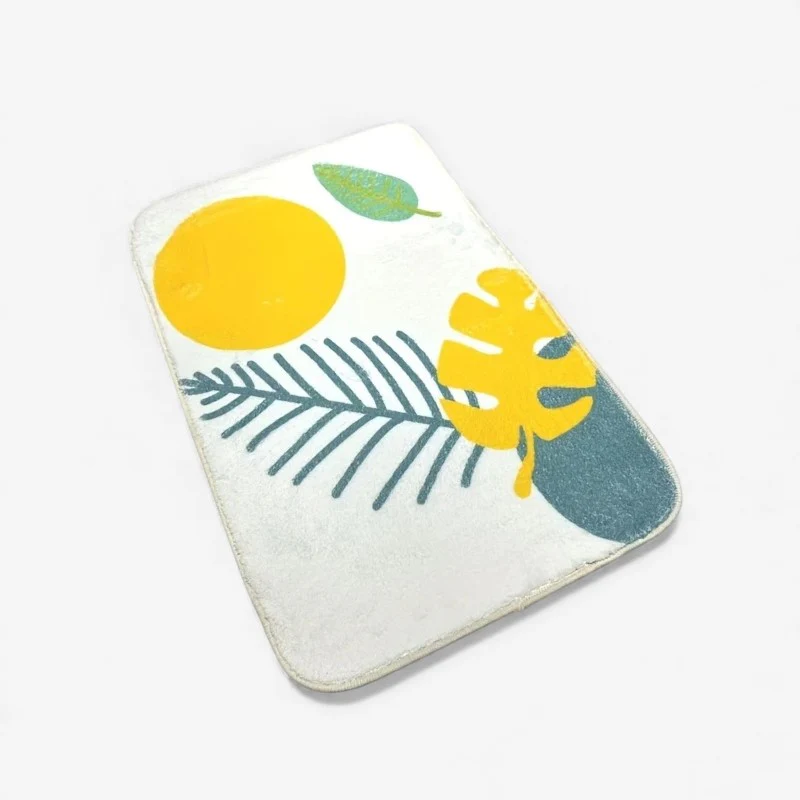 LeafStep – Embroidered Leaf Doormat