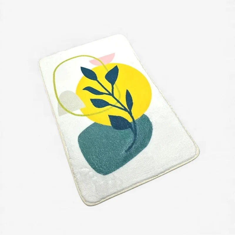 LeafStep – Embroidered Leaf Doormat - Image 2