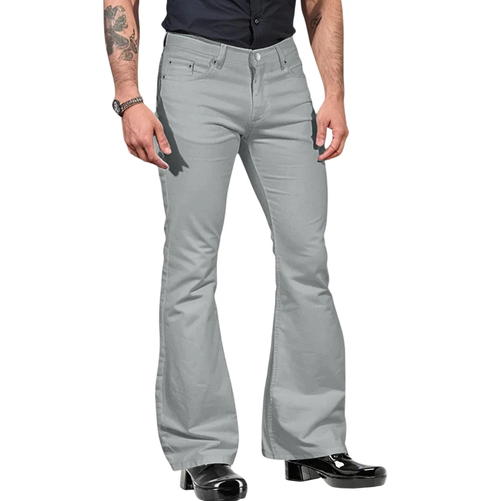 Lennart – High-Waisted Flared Trousers with Side Pockets - Image 6