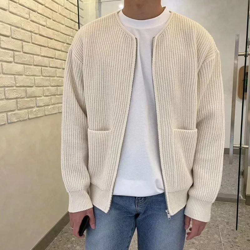 Leo – Men's jacket with round neck & zipper - Image 5