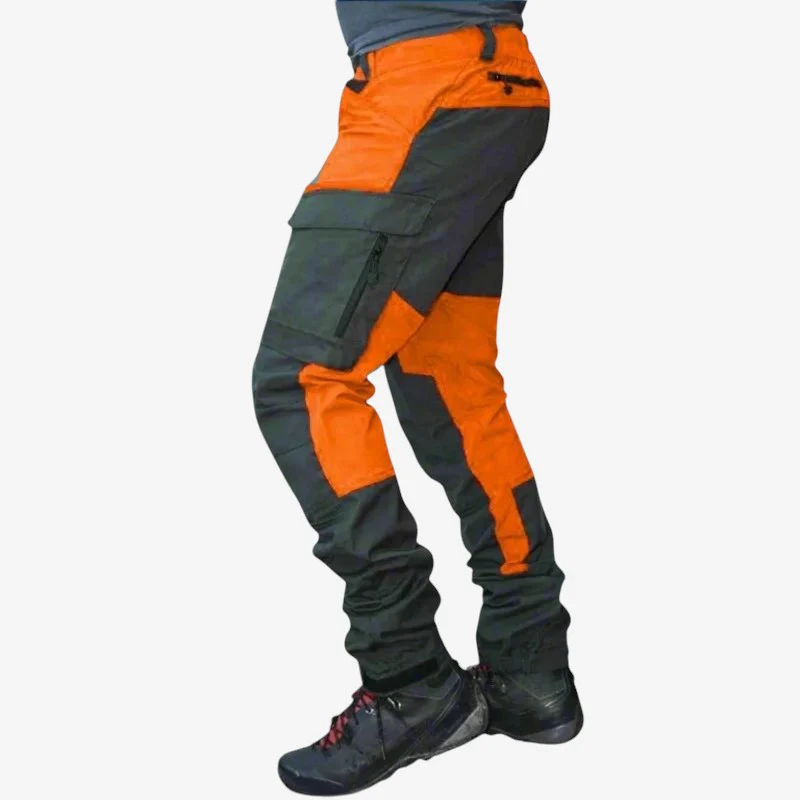 Liam – Men's High Waist Pants with Pocket Designs