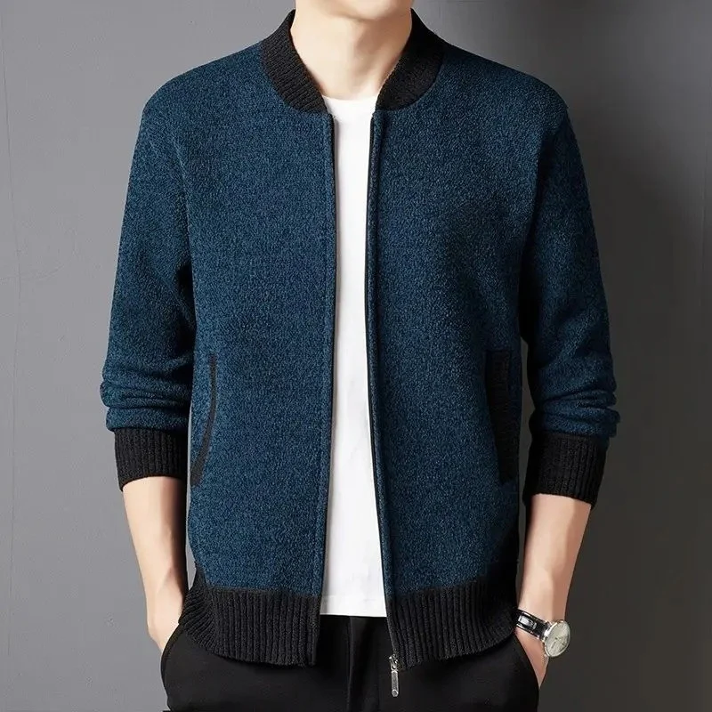 Liam – Long Sleeve Jacket with Ribbed Hem & Zip - Image 5