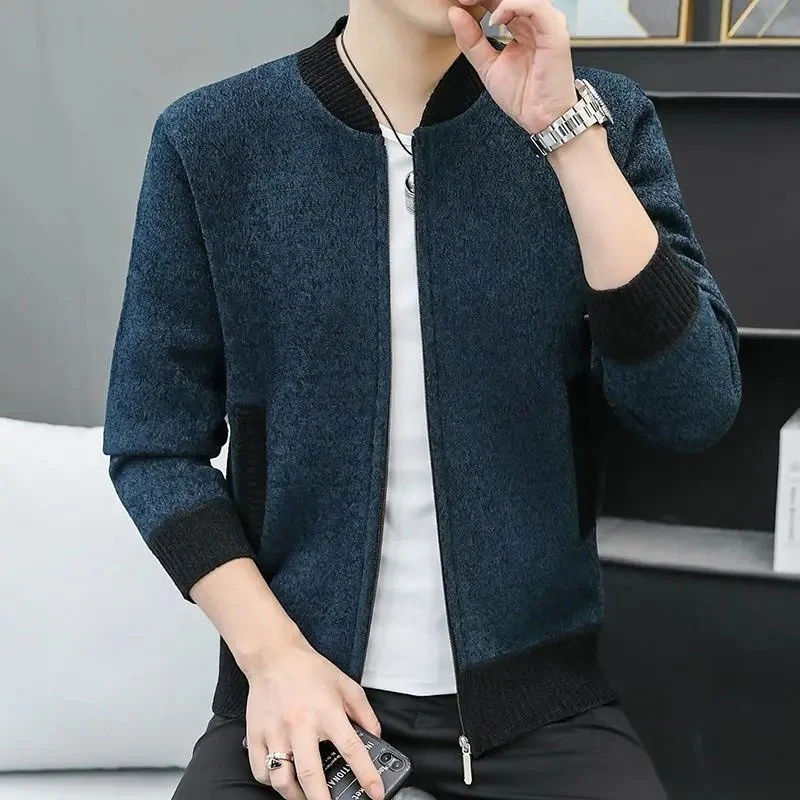 Liam – Long Sleeve Jacket with Ribbed Hem & Zip - Image 6
