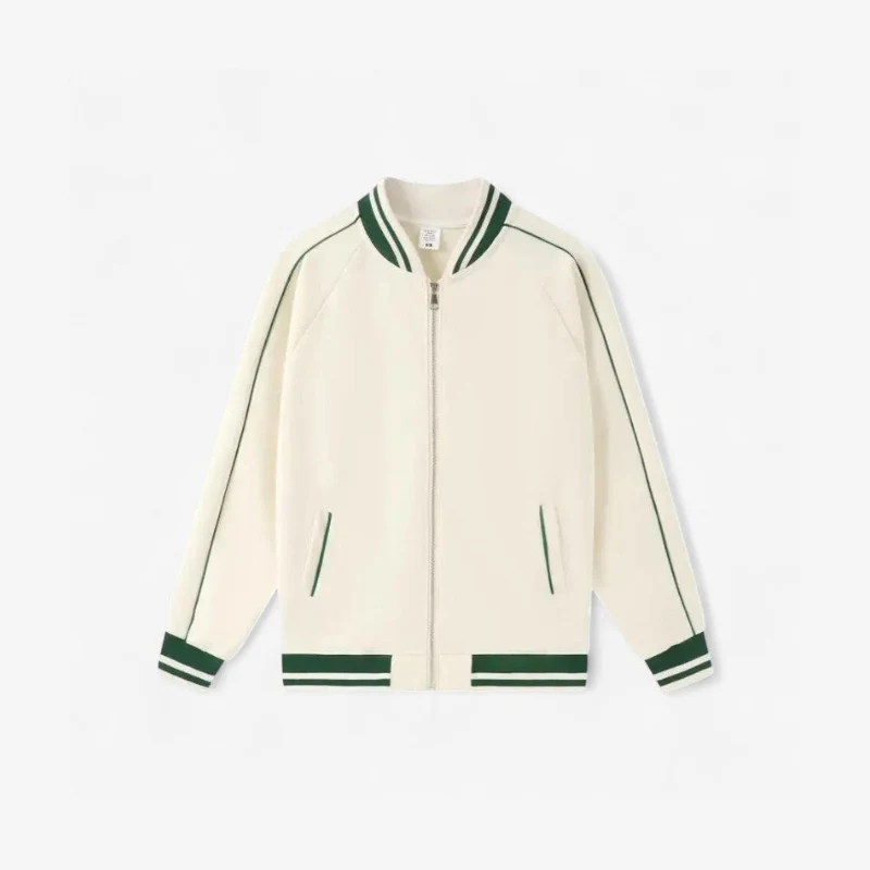 Liam – Long Sleeve Zip-Up Jacket with Ribbed Cuffs - Image 2