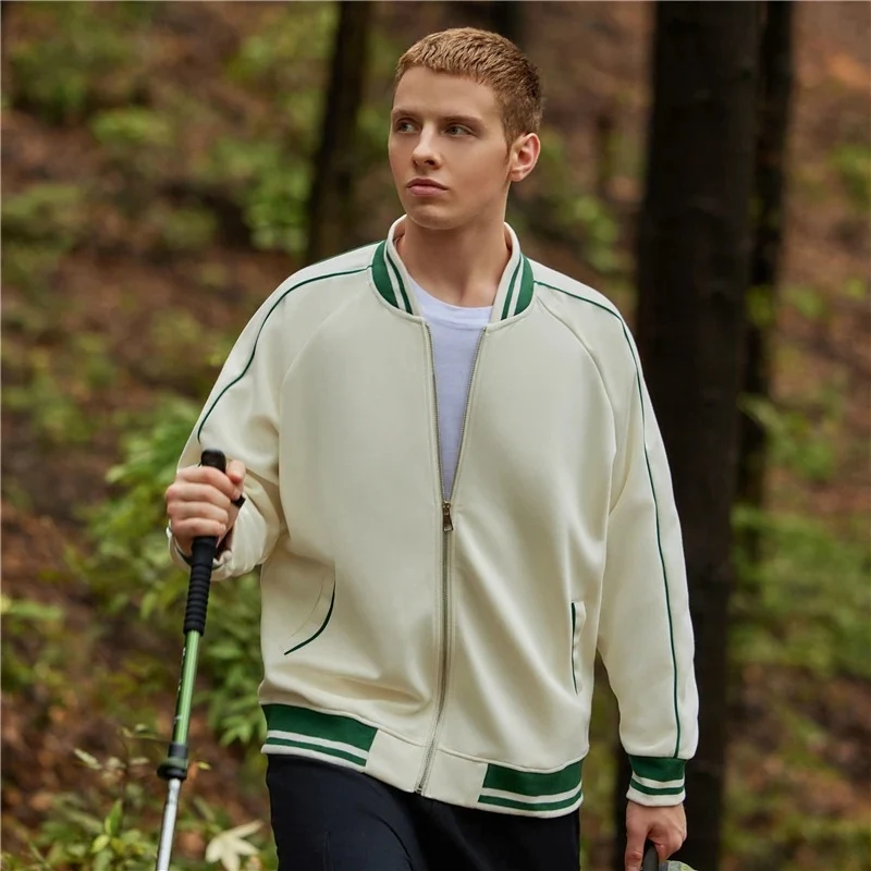 Liam – Long Sleeve Zip-Up Jacket with Ribbed Cuffs - Image 6