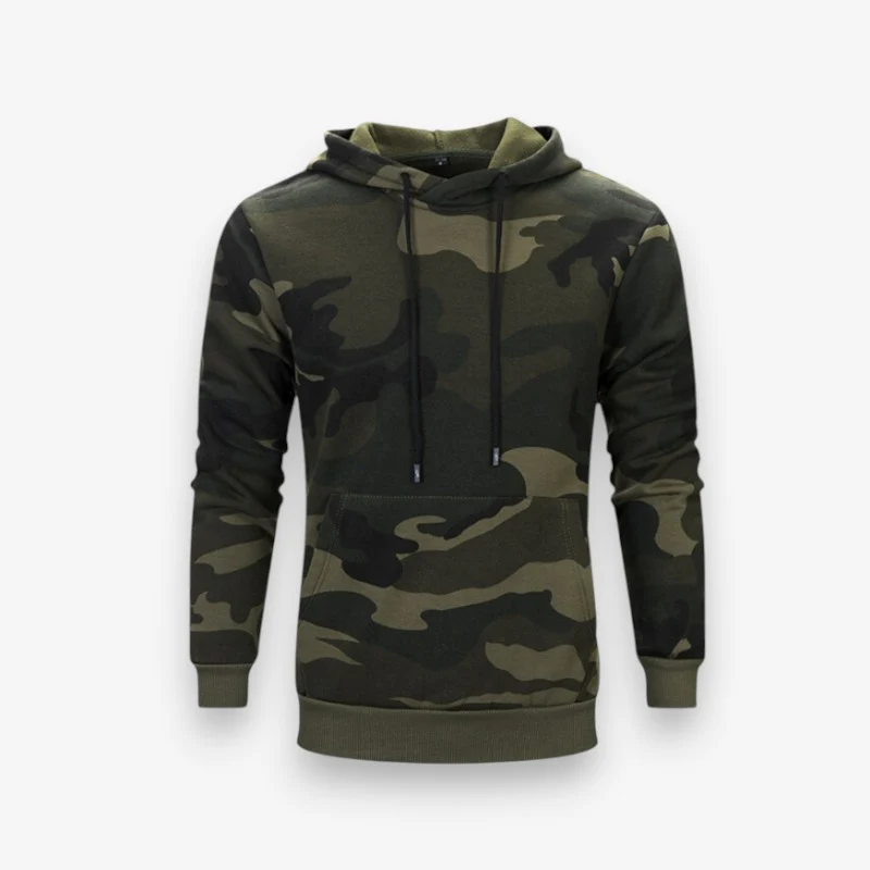Liam – Long Sleeve Hoodie with Adjustable Drawstring and Pockets - Image 2