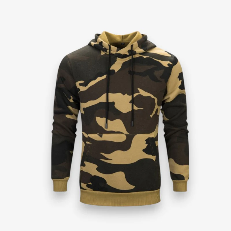 Liam – Long Sleeve Hoodie with Adjustable Drawstring and Pockets - Image 3