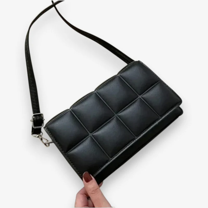 Lily – Women's Cube Bag with Button Closure - Image 2