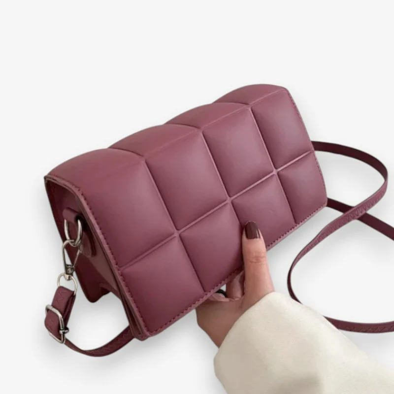 Lily – Women's Cube Bag with Button Closure - Image 4