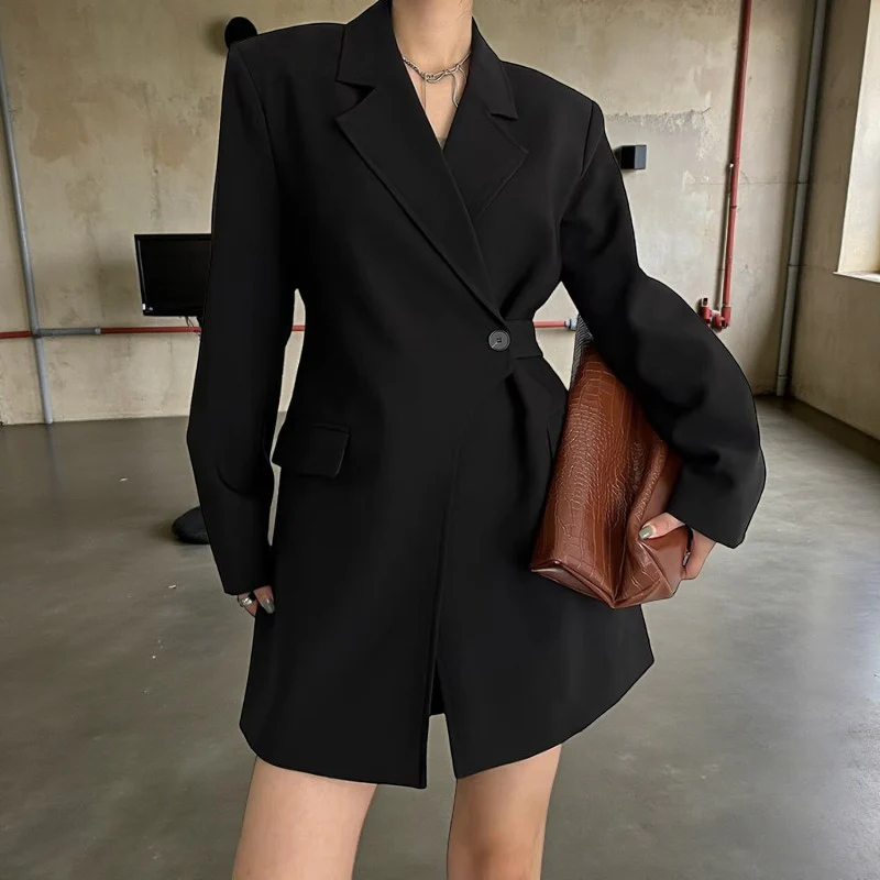 Lily – Long Sleeve Jacket with Down Collar and Buttons - Image 4