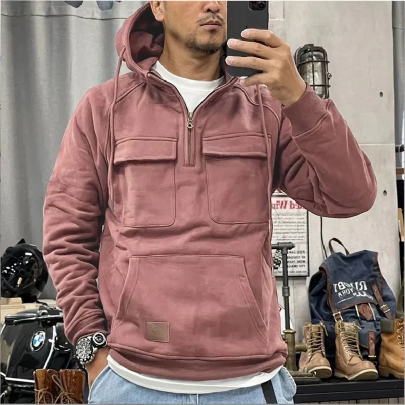 Lioren – Loose-fitting Hooded Jacket with Drawstring - Image 8