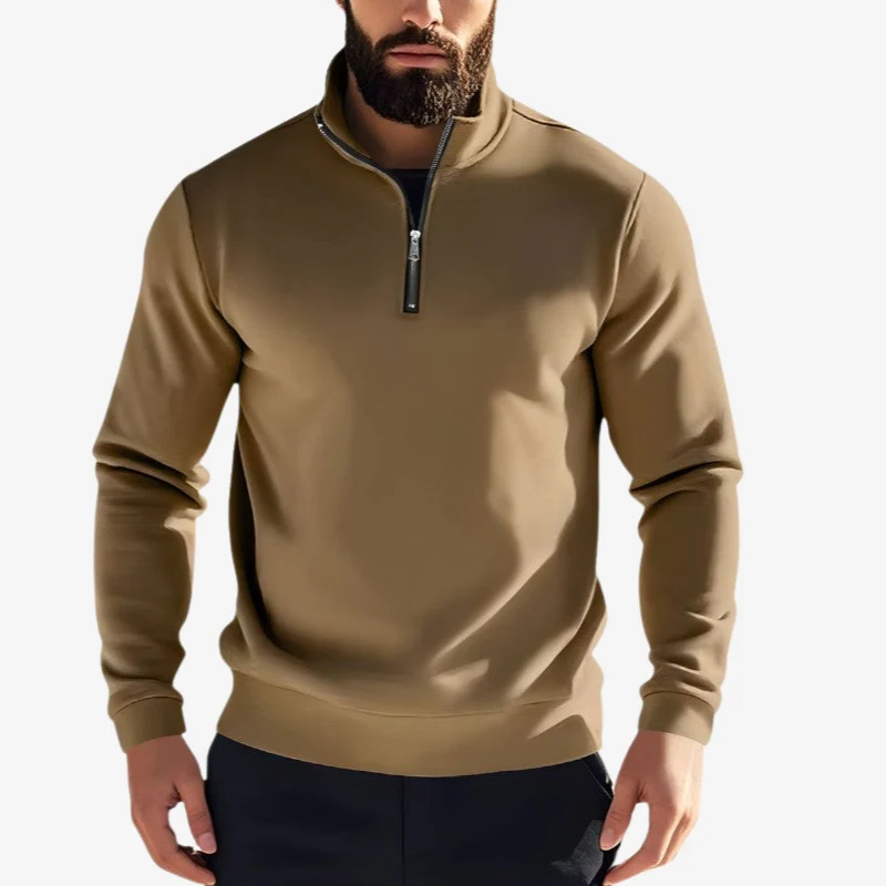 Logan – Round Neck Zipper Sweater - Image 5