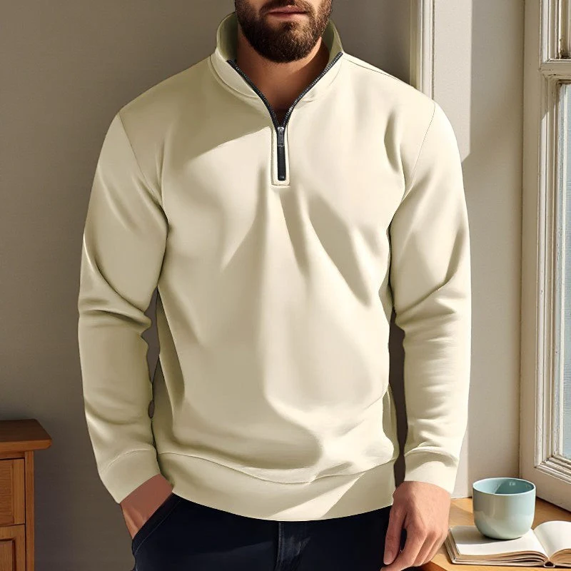 Logan – Round Neck Zipper Sweater - Image 9