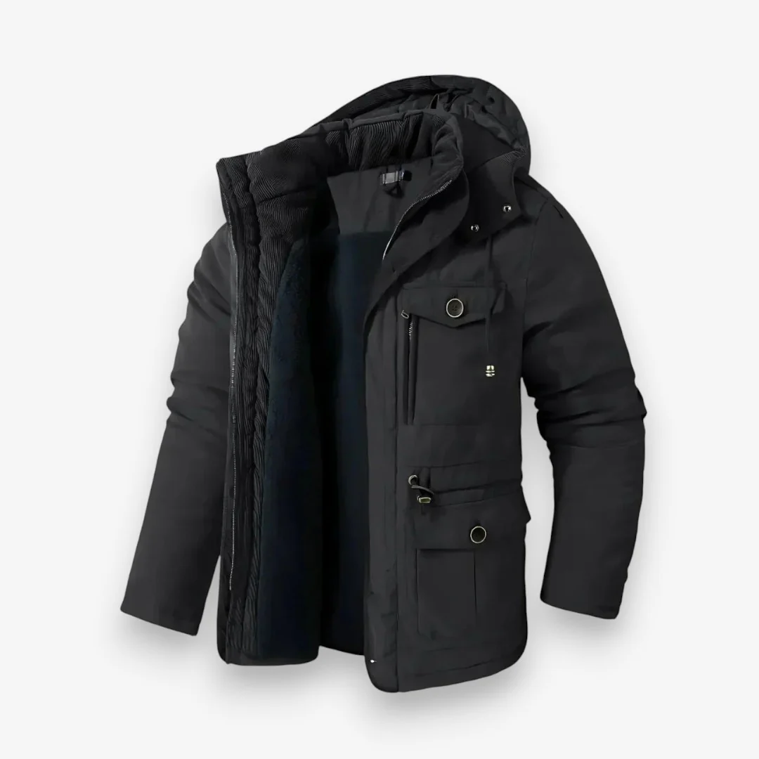 Lucas – Men's Long Sleeve Jacket with Zipper Closure - Image 5