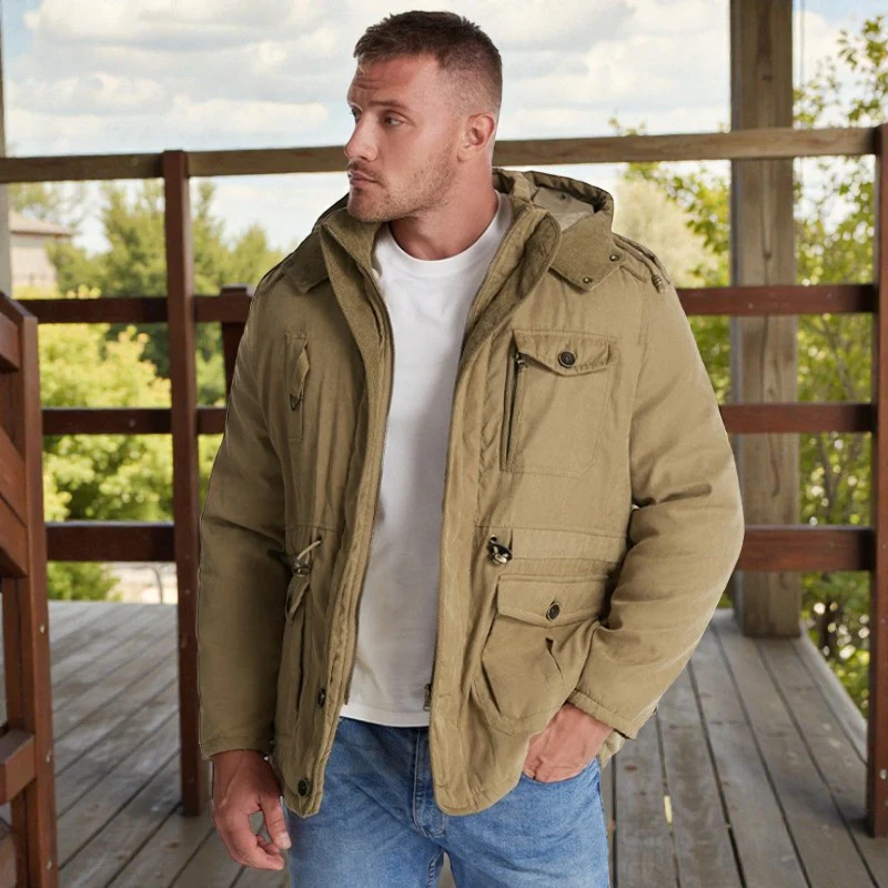 Lucas – Men's Long Sleeve Jacket with Zipper Closure - Image 8