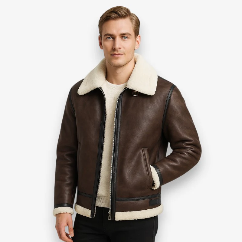 Lucas – Long Sleeve Jacket with Zipper and Pockets - Image 3