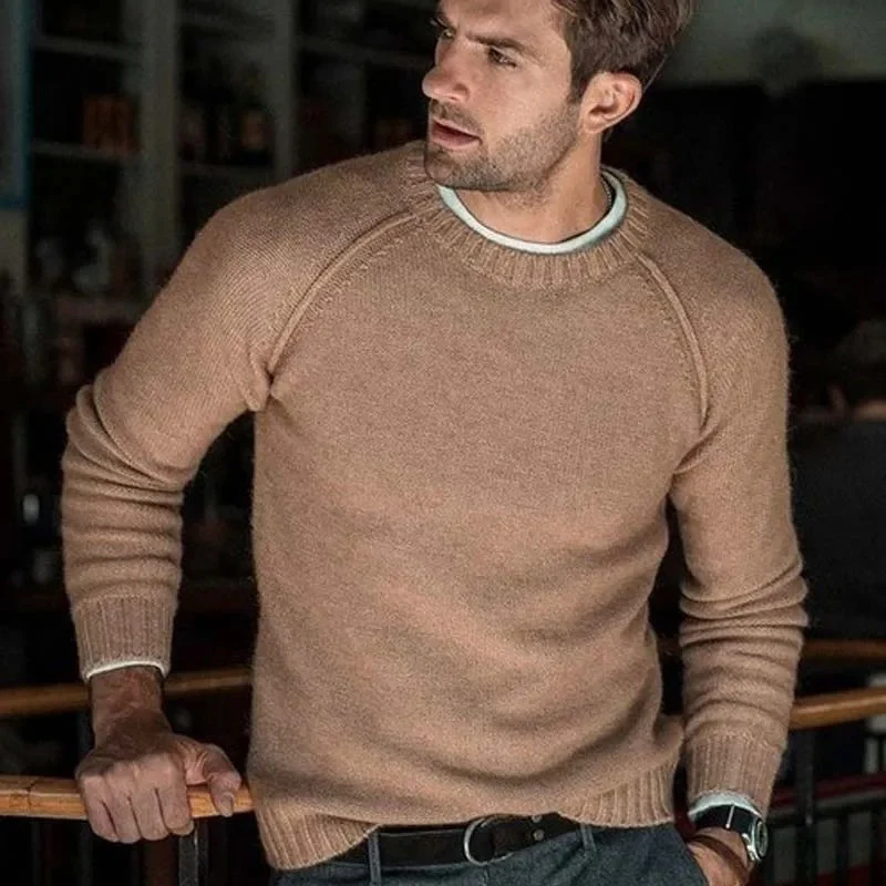 Lucas – Long Sleeve Knitted Sweater - Image 11