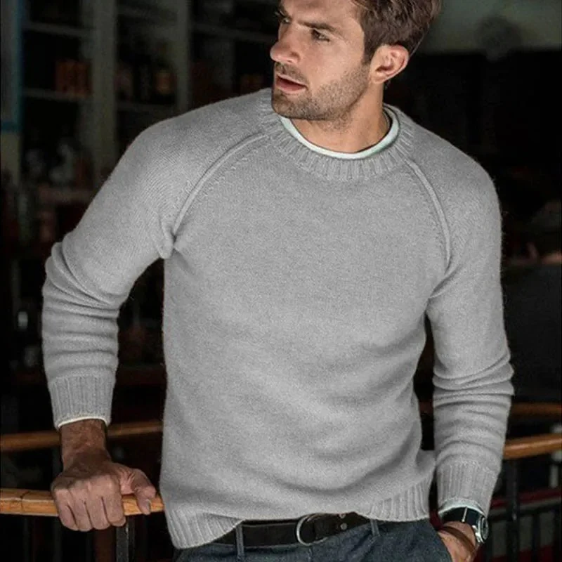 Lucas – Long Sleeve Knitted Sweater - Image 12
