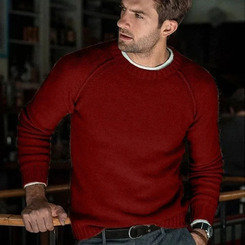 Lucas – Long Sleeve Knitted Sweater - Image 14
