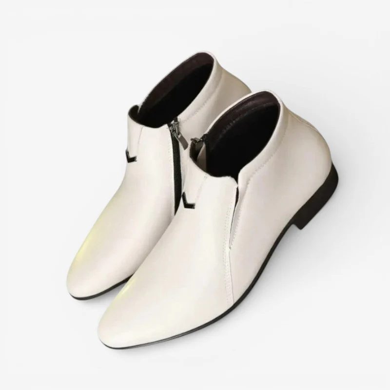 Lucas – Round Toe Shoes with Zipper - Image 3