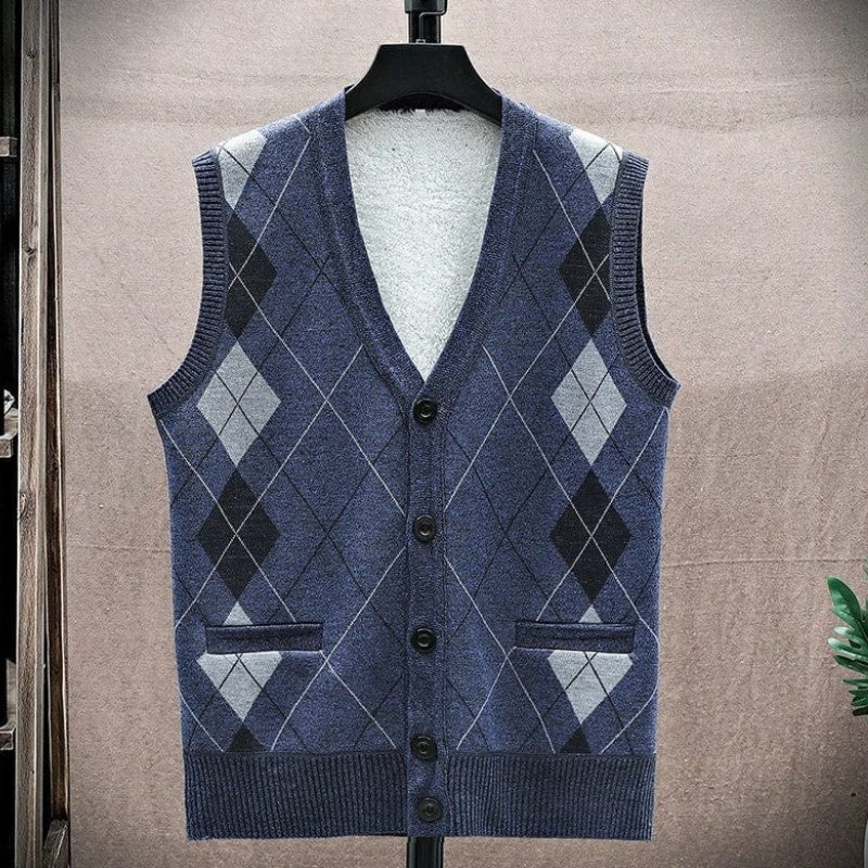 Lucas – V-Neck Sweater with Button Closure - Image 6